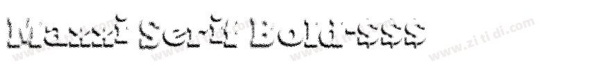 Maxxi Serif Bold字体转换